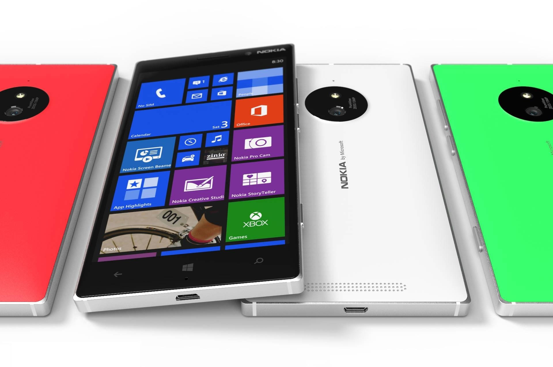 Nokia Lumia 830 스마트폰 배경화면