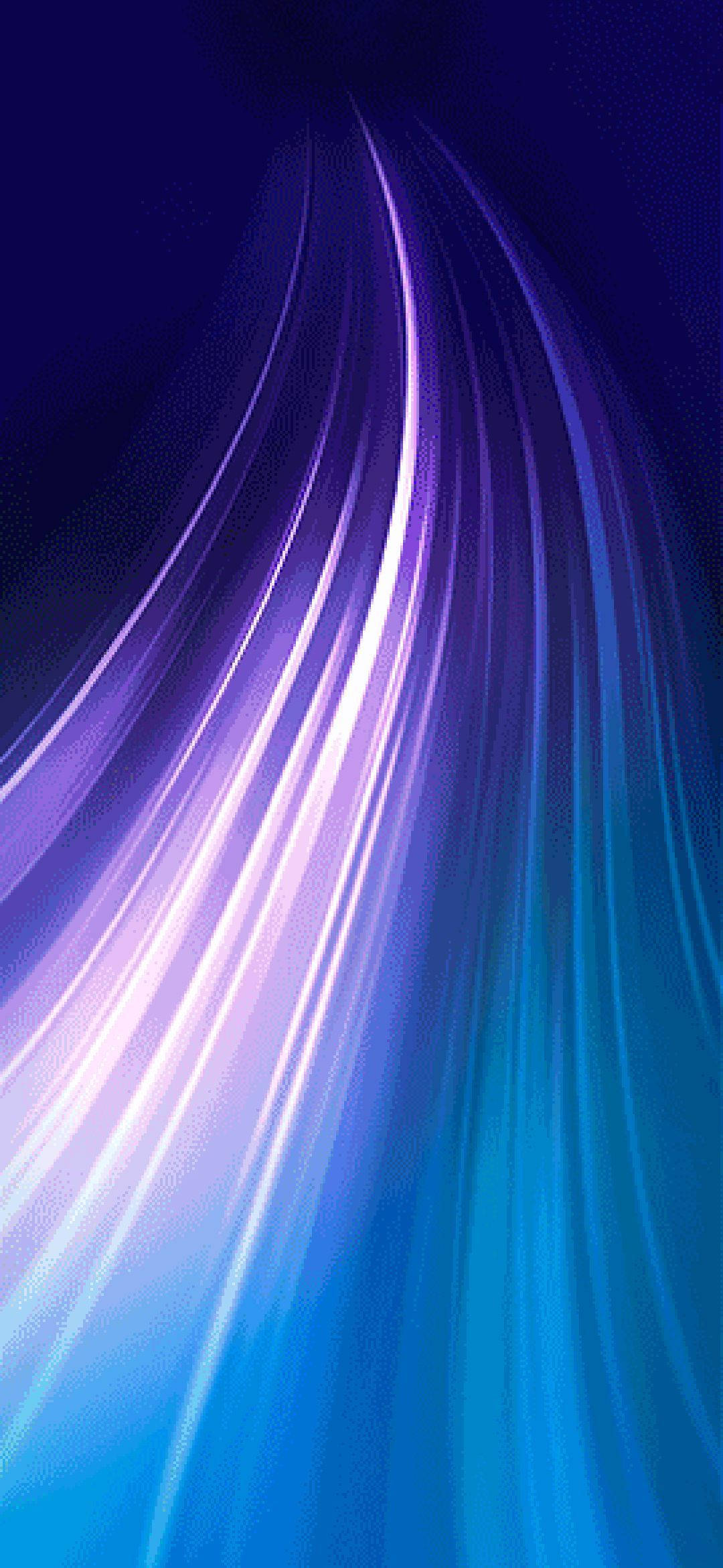 Note 8 퍼플 라이트 웨이브 배경화면