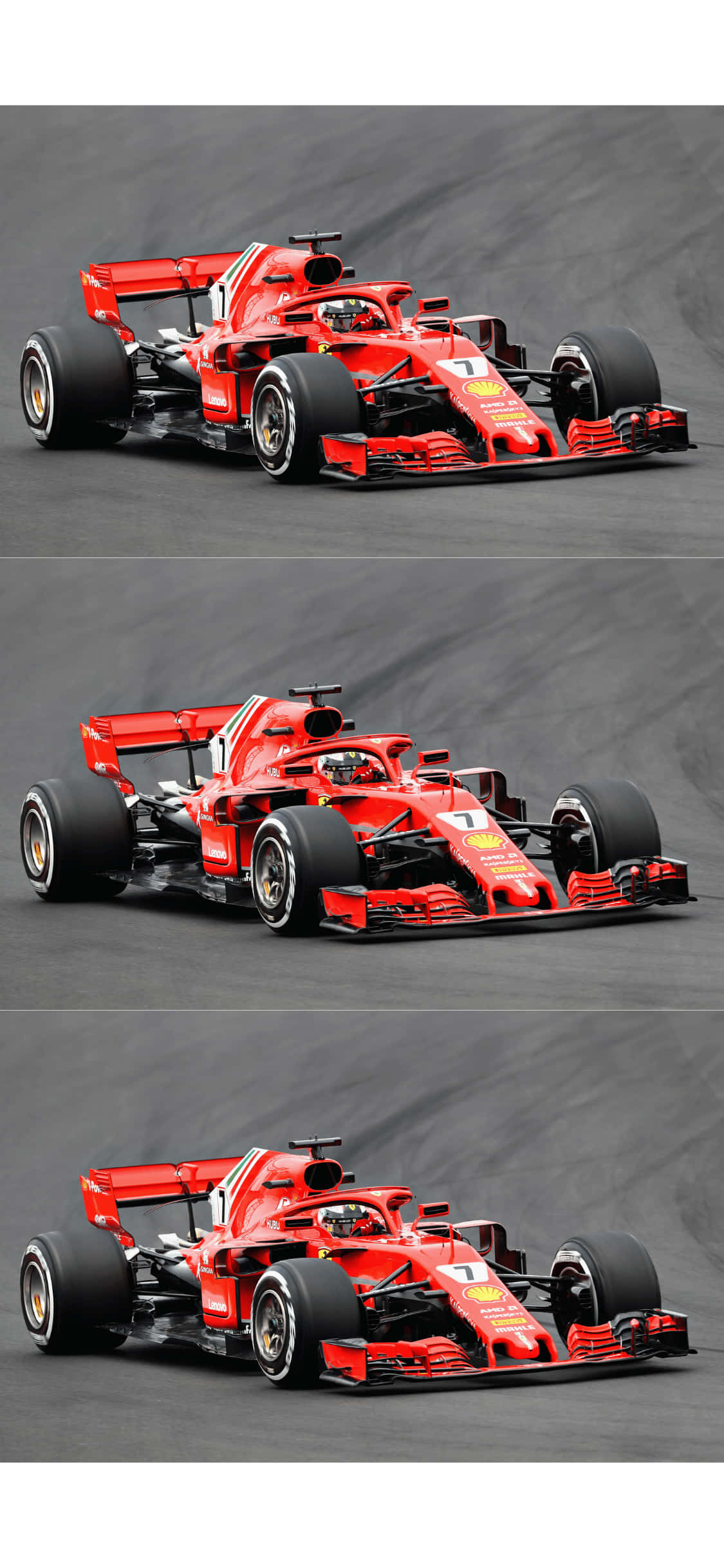 Number Seven Collage iPhone Xs F1 2018 Background 배경화면