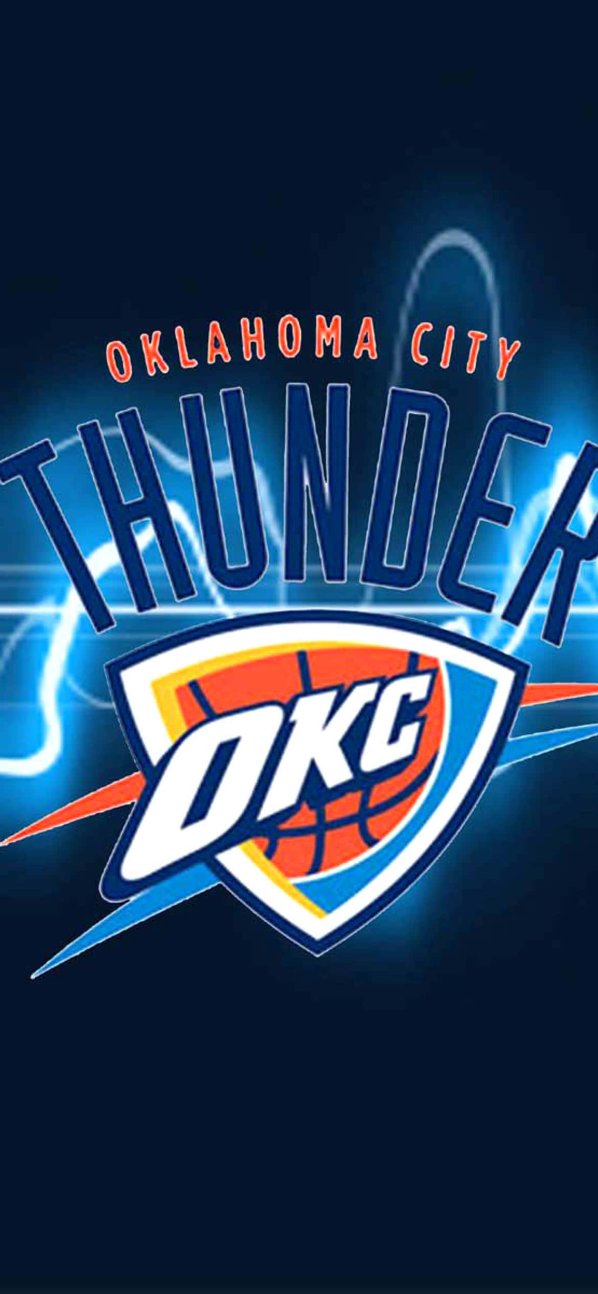 오클라호마시티 선더스 OKC 로고 NBA 리그 배경화면