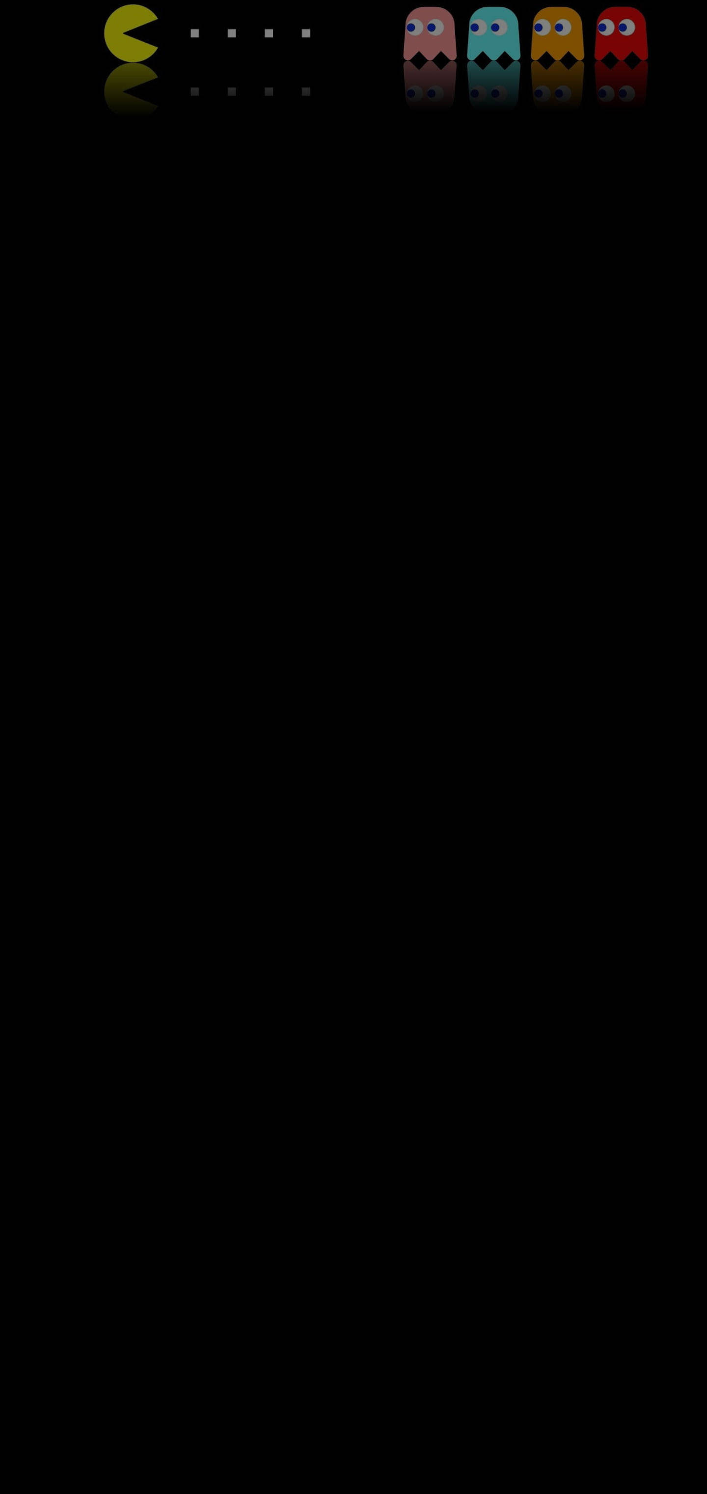 팩맨 OLED 폰 배경화면