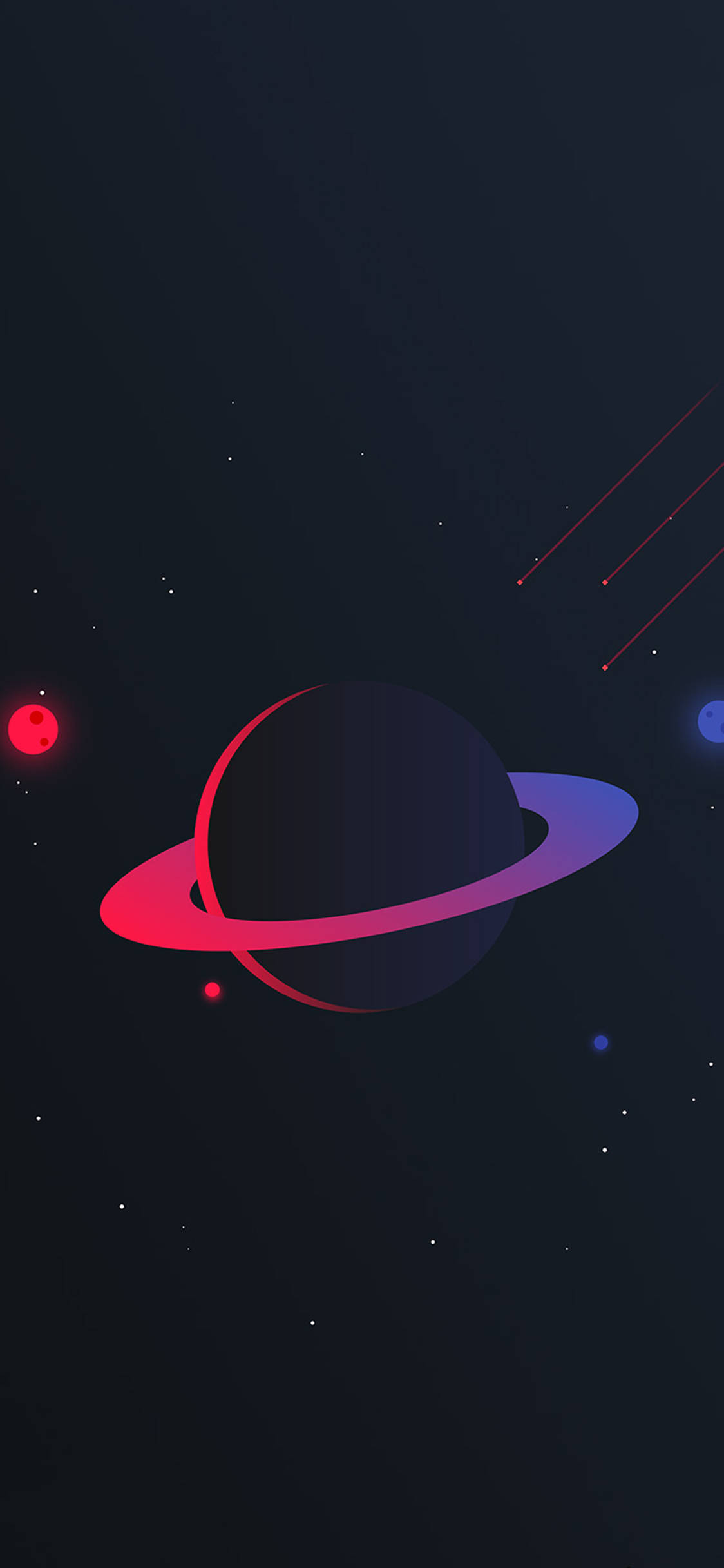 OLED Pink Planet 배경화면