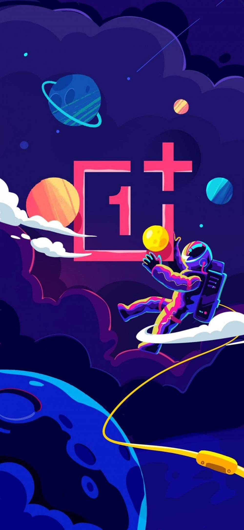 OnePlus 9 Pro 우주 우주비행사 배경화면
