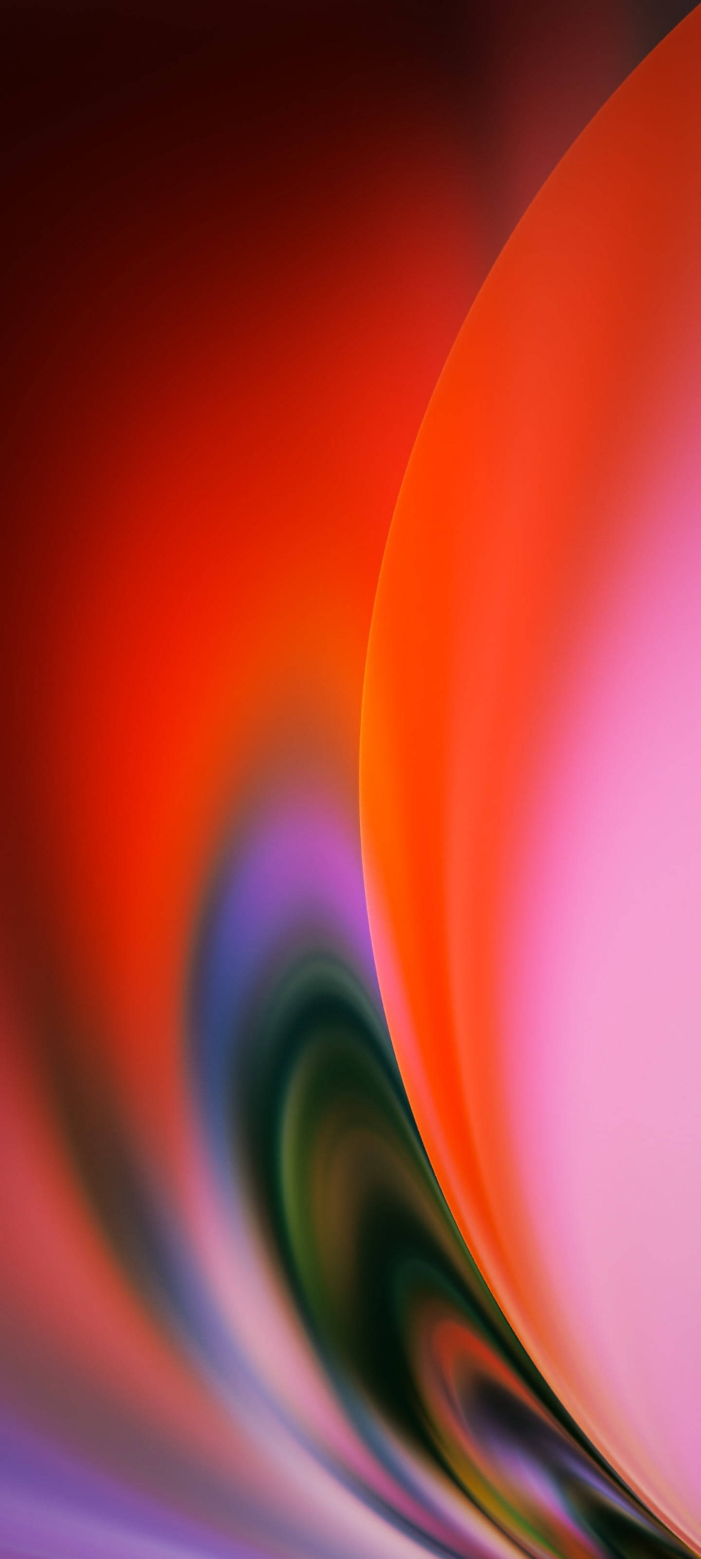 표현적인 OnePlus Nord AMOLED 추상 아트 배경화면
