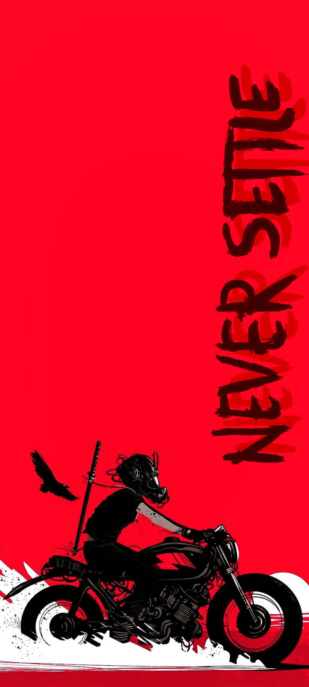 OnePlus Nord 회전된 Never Settle 배경화면