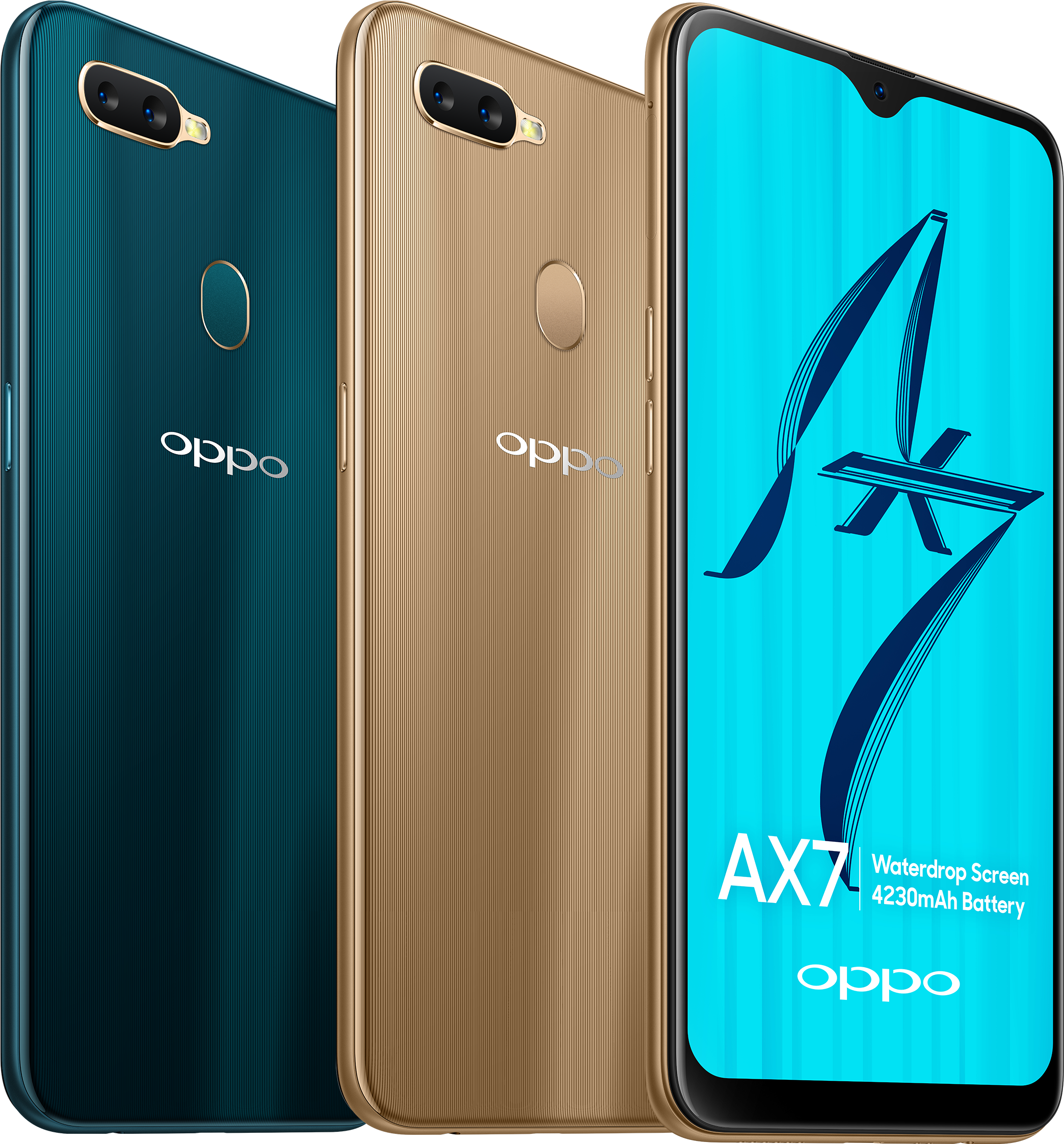 Oppo A X7 듀얼 컬러 변형 배경화면