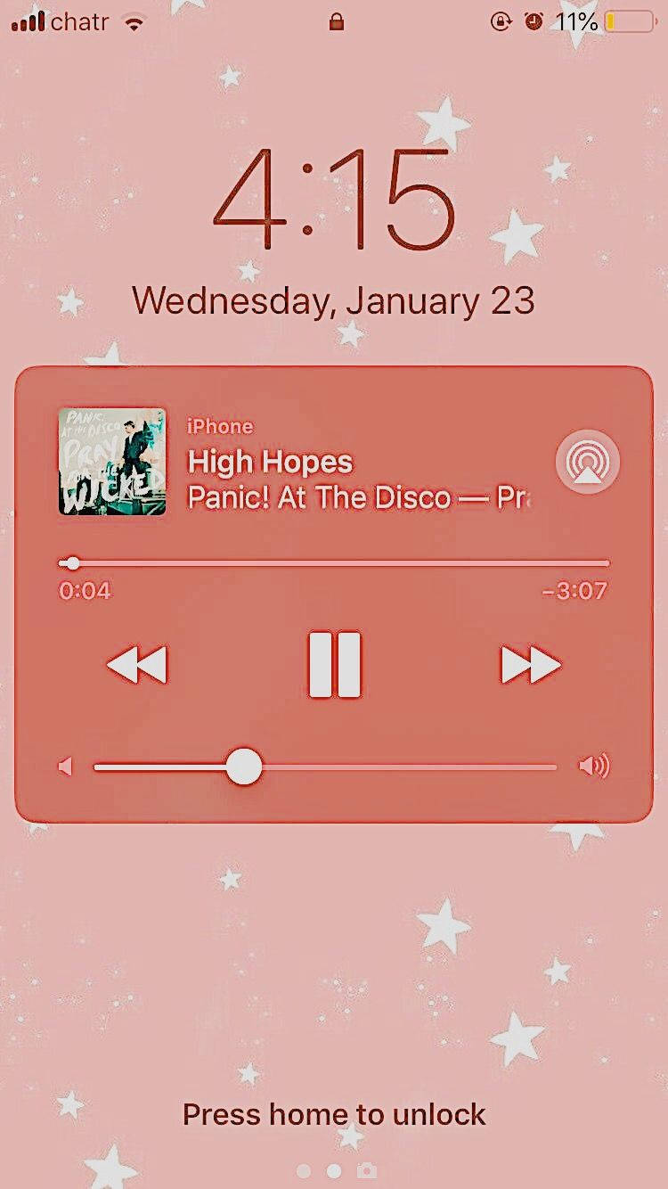 감성적인 음악, Panic! At The Disco의 High Hopes 배경화면