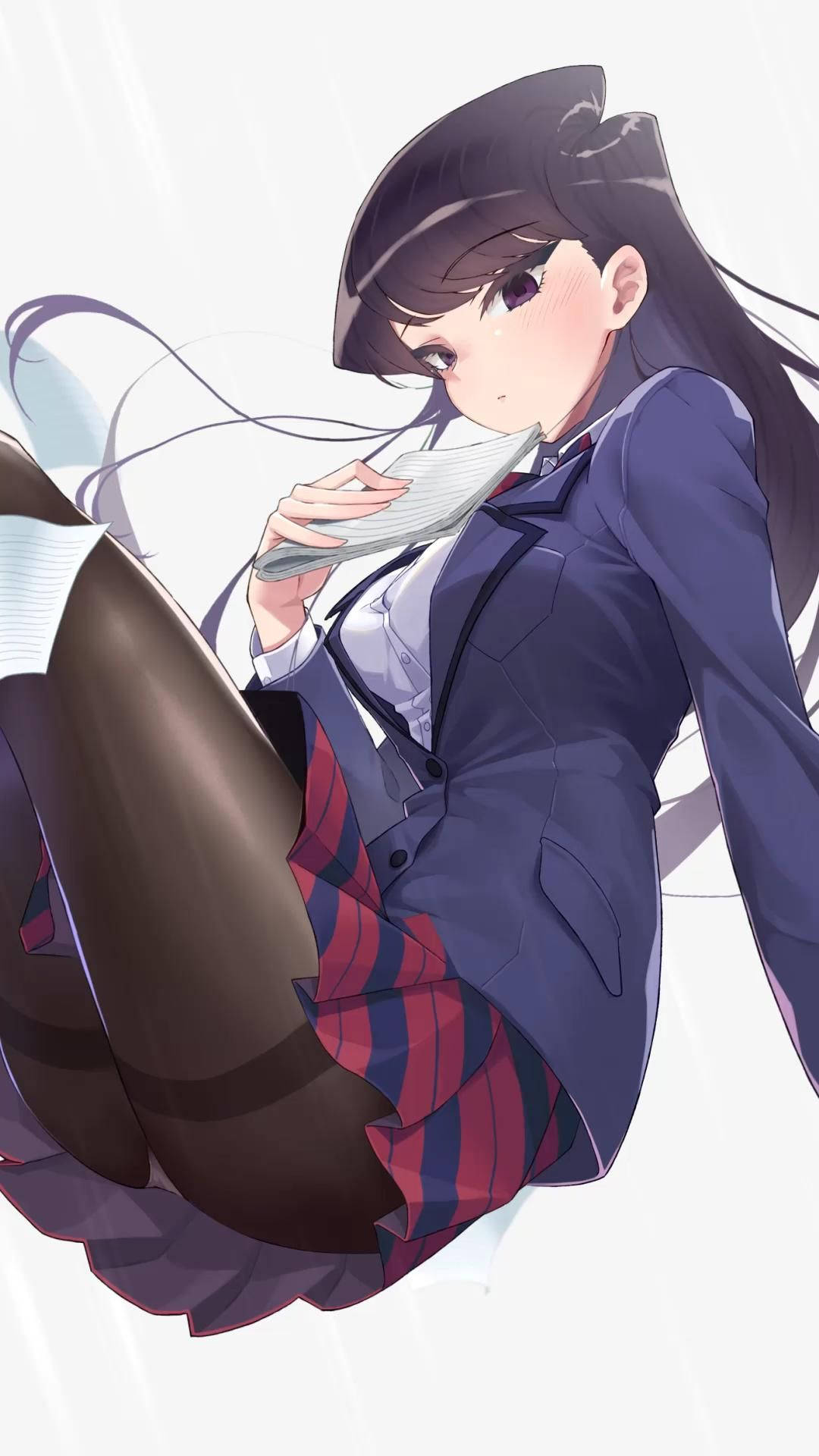 학생 코미 쇼코 섹시 애니 PFP 배경화면