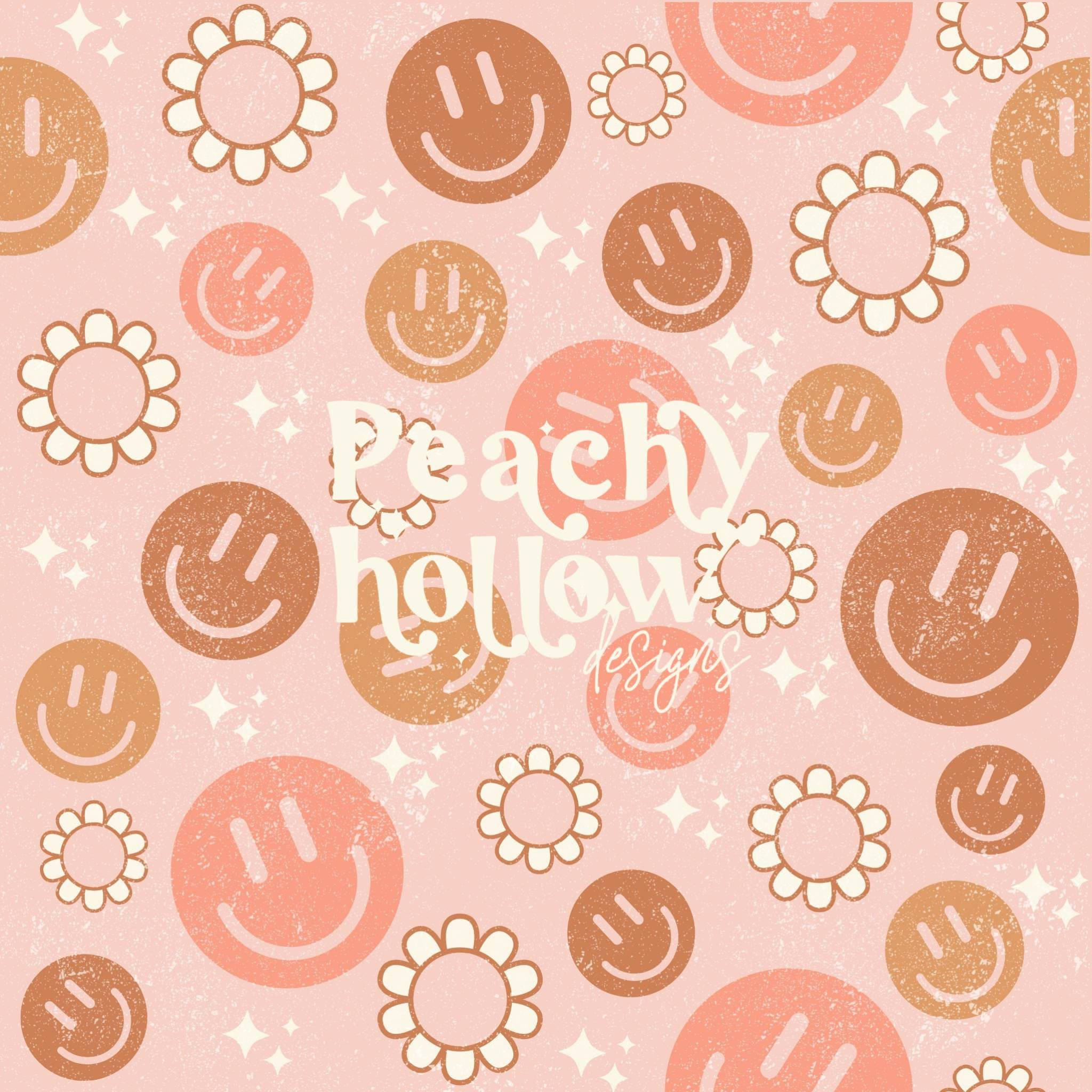 파스텔 피치 할로우 프레피 PFP 배경화면