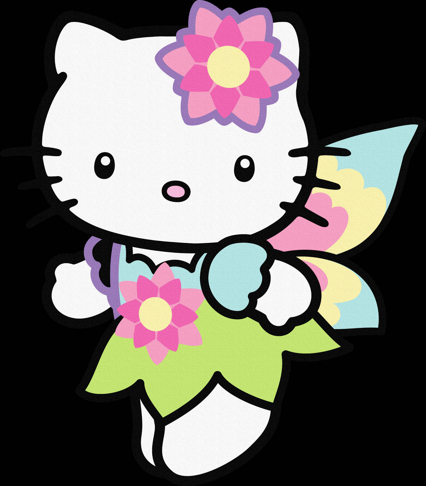 마법 요정 헬로 키티 PFP 배경화면