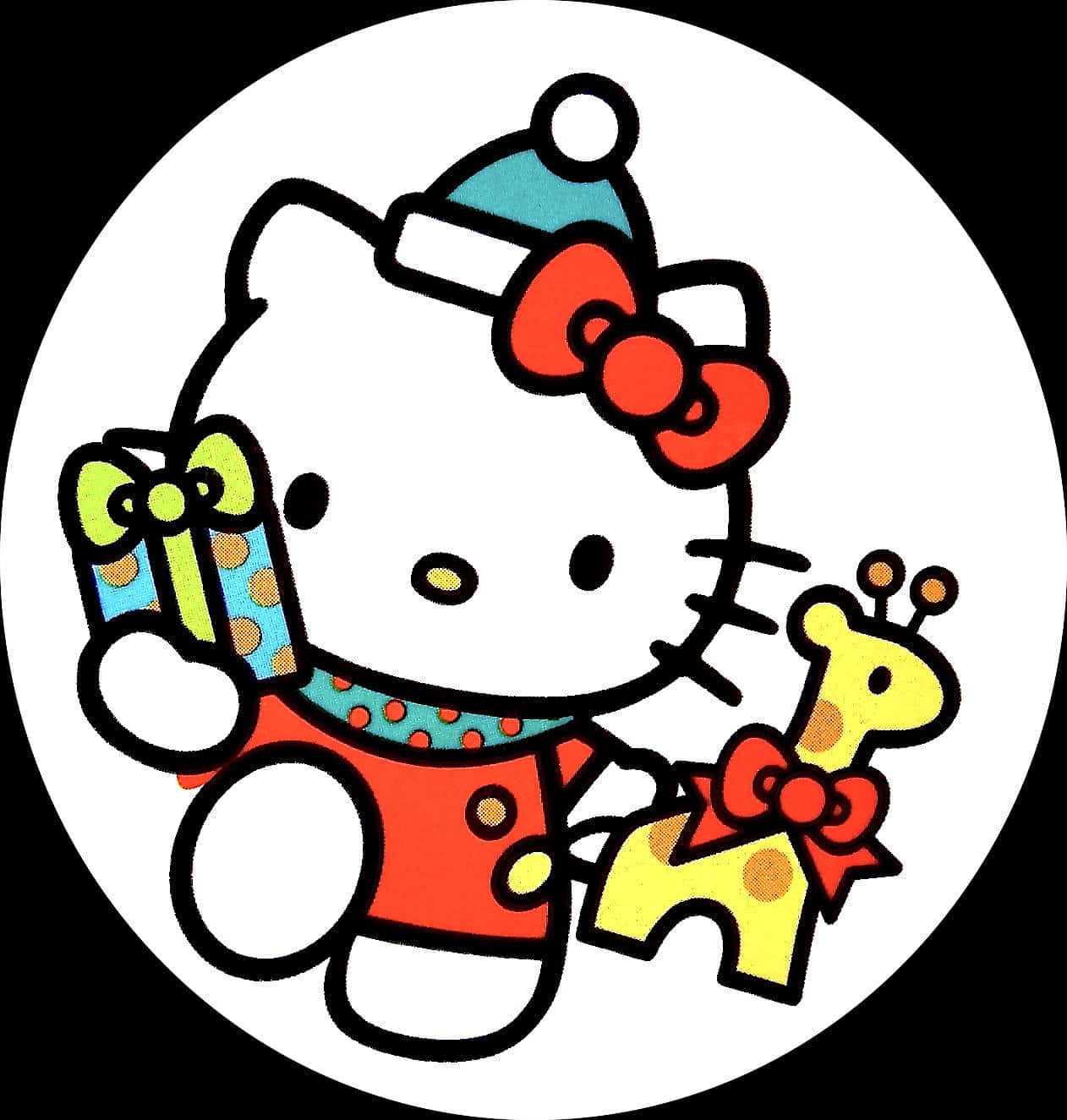 크리스마스 헬로 키티 산리오 PFP 배경화면