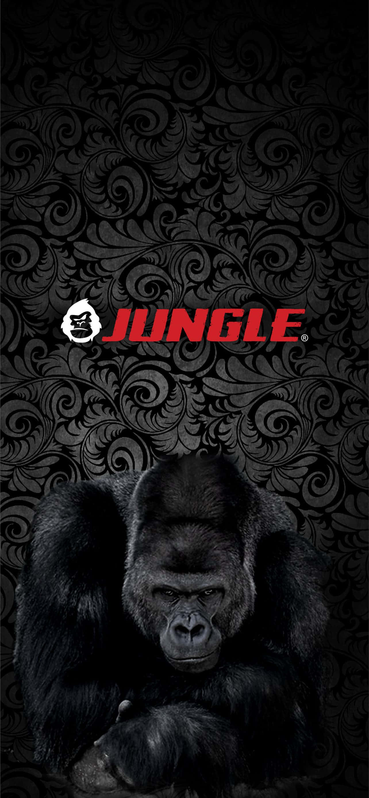 Pixel 3 고릴라 정글 슬로건 배경 배경화면