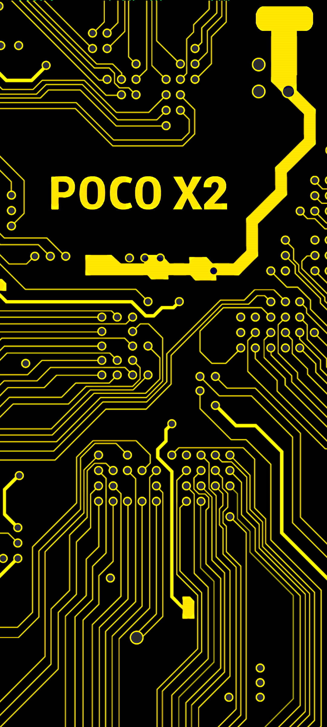 컨트롤러 패턴이 있는 Poco X2 스마트폰 배경화면