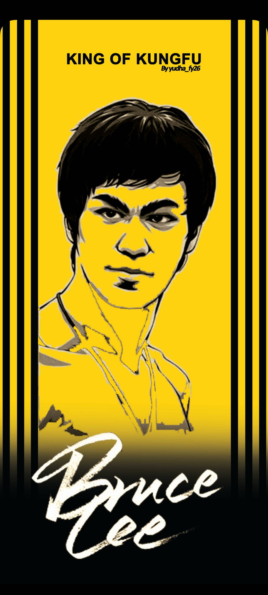 POCO X2 브루스 리 아트 배경화면