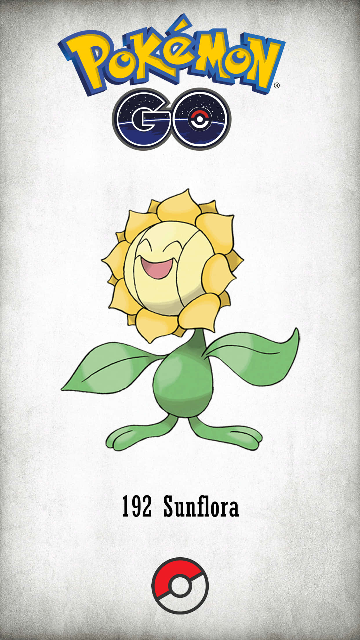 Pokemon Go 속 선플로라 배경화면