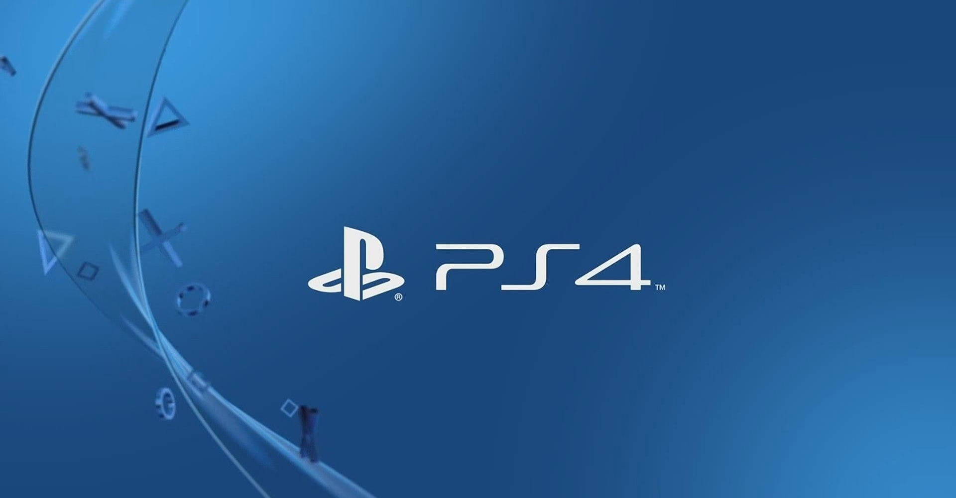 PS4 로고 모양 버튼 배경화면