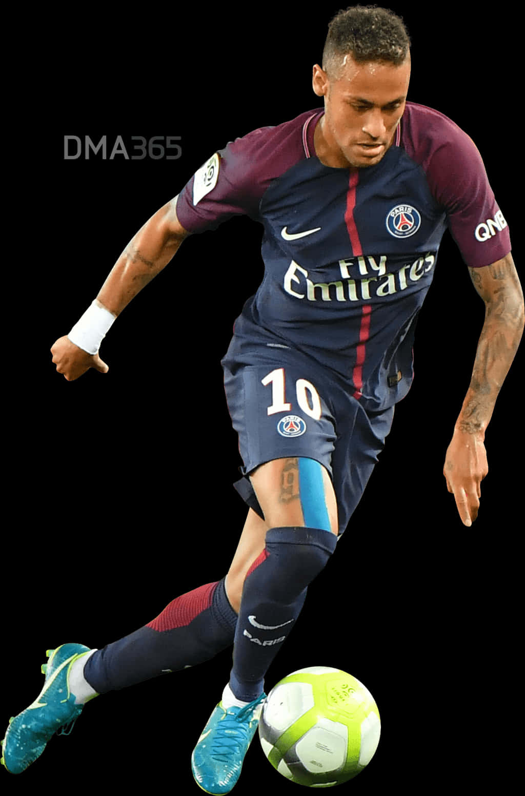 네이마르 PSG 액션 샷 배경화면