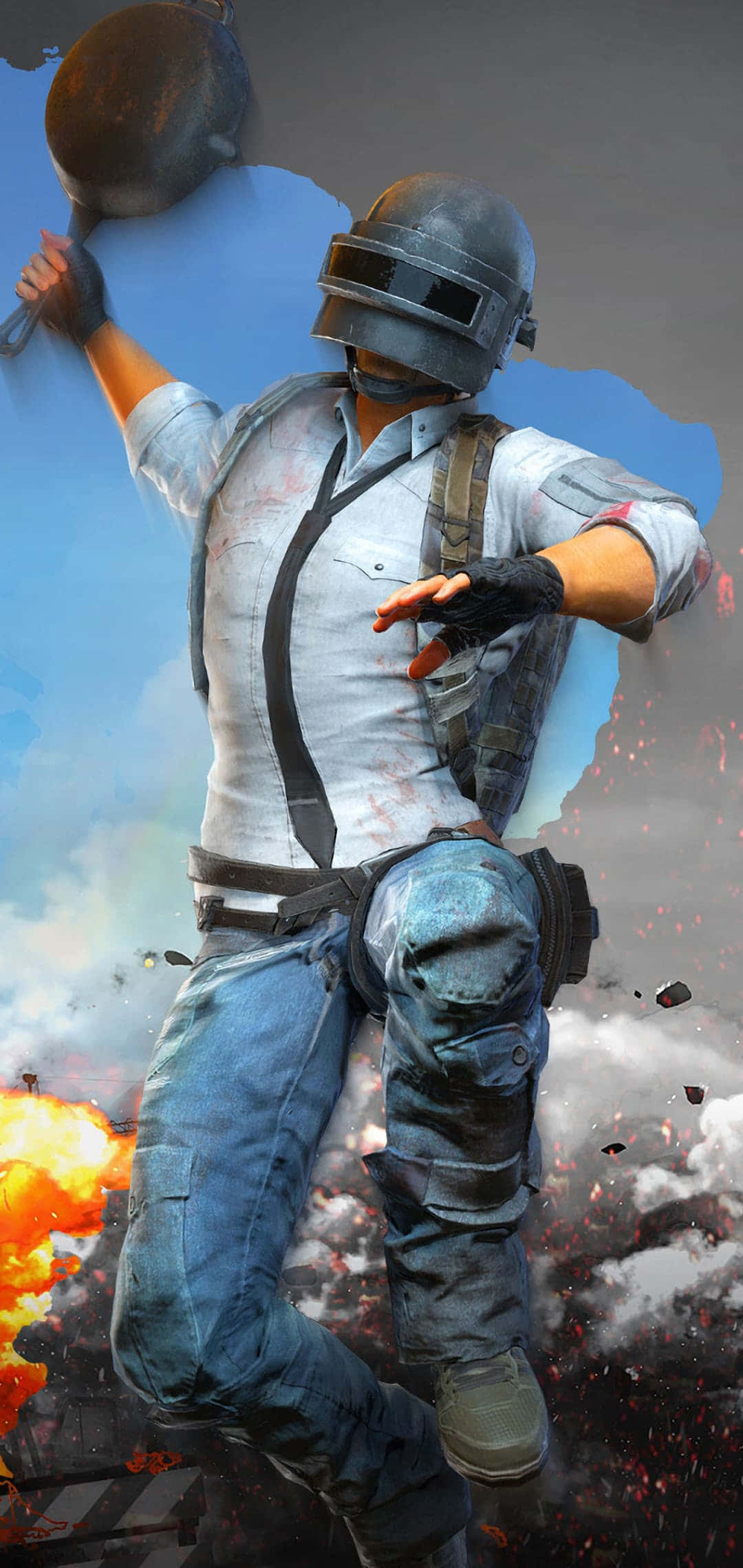 PUBG 정복자 프라이팬 배경화면