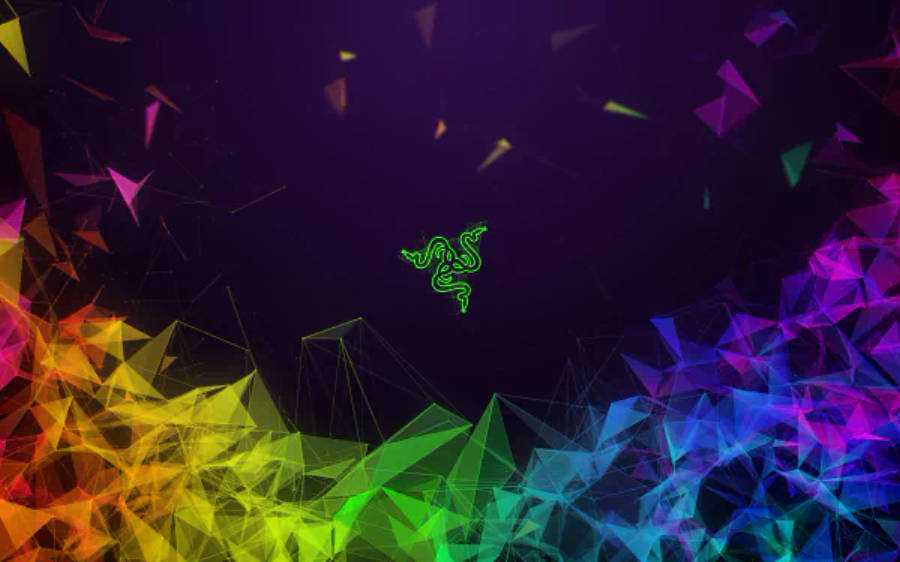Razer 네온 패턴 4K 배경화면