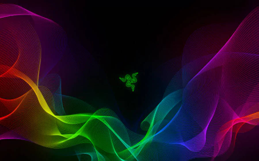 Razer 네온 색조 4K 배경화면