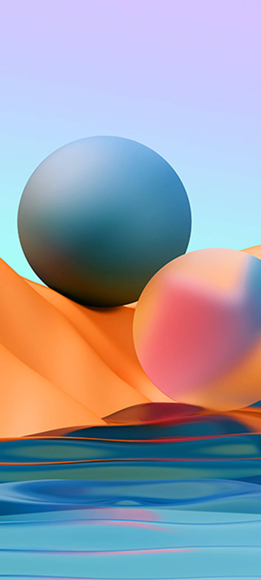 Redmi Note 10 파스텔 볼 배경화면