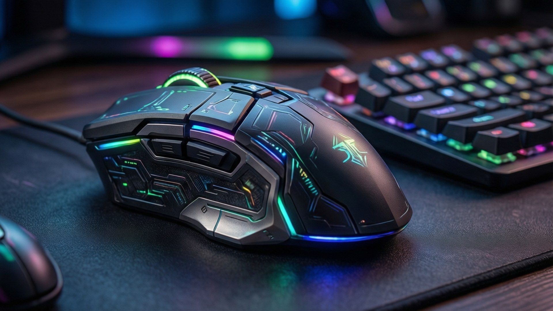 RGB 마우스 키보드 배경화면