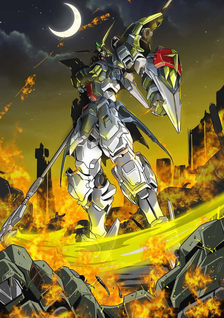 RX-78-2 건담이 강력하게 움직이다 배경화면