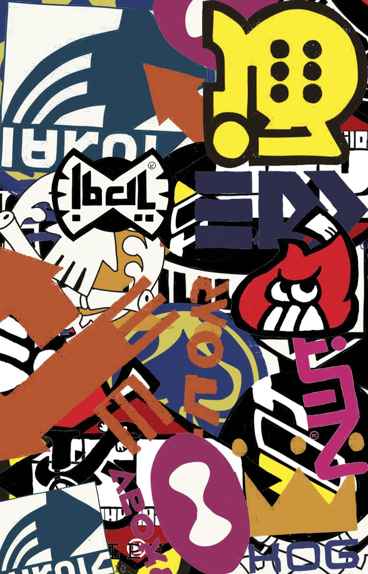 Splatoon 브랜드 로고 배경화면