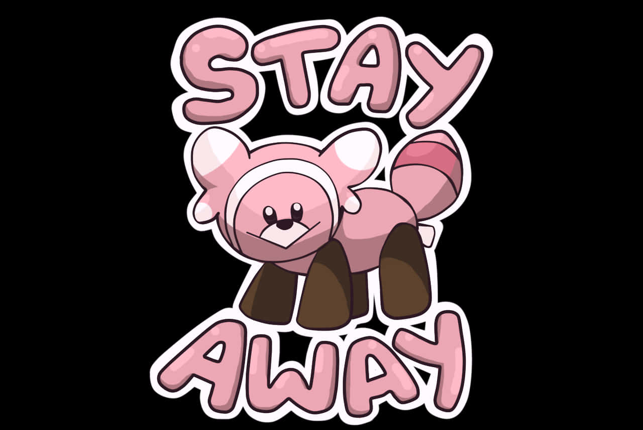 스터풀과 Stay Away 문구 배경화면