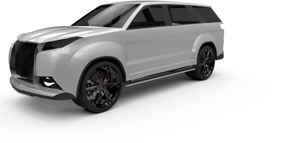미래형 SUV 컨셉 3D 렌더링 배경화면