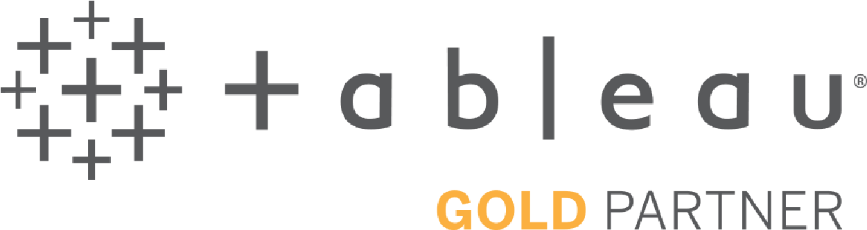 Tableau Gold Partner 로고 배경화면