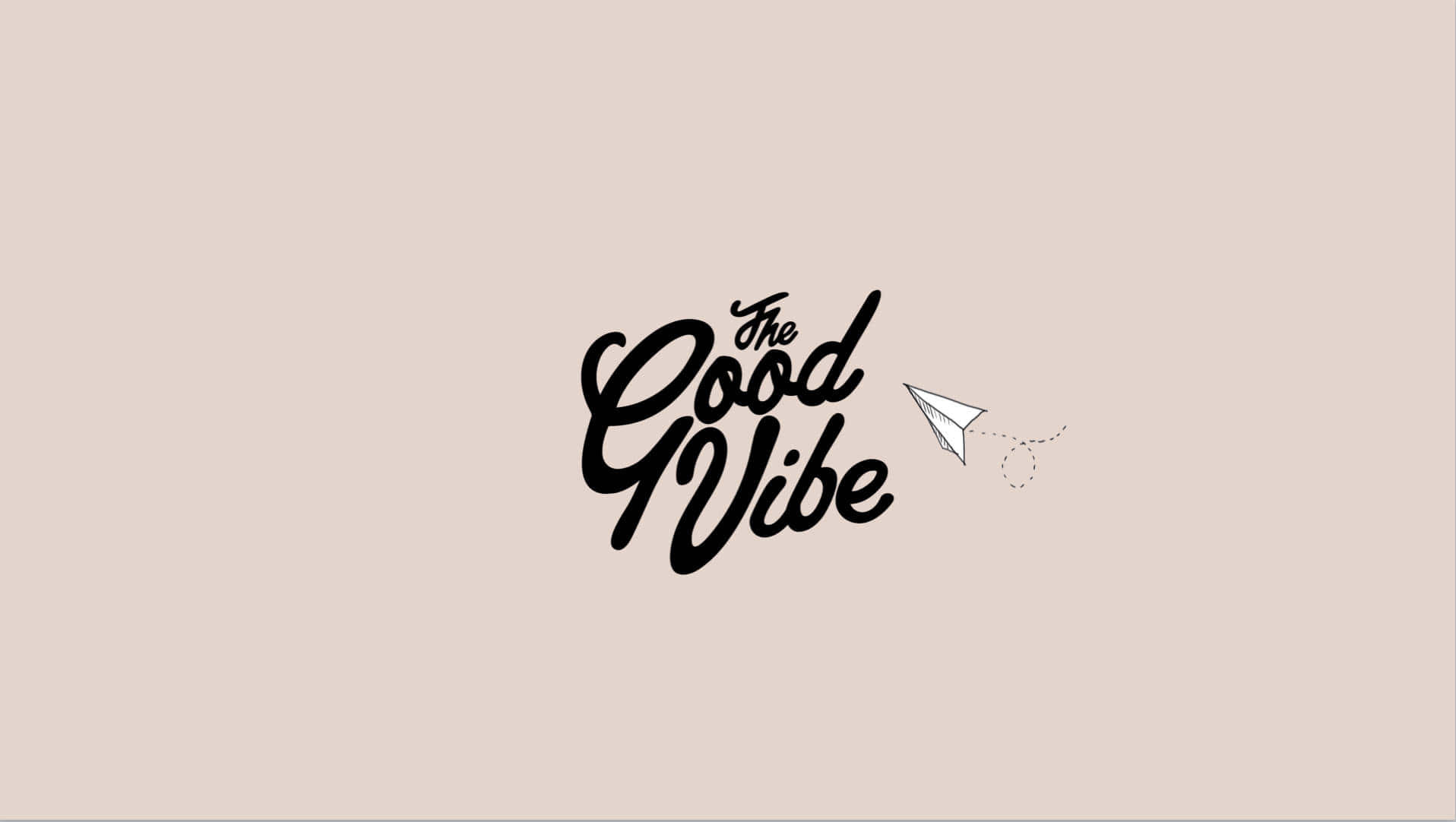 The Good Vibe 로고 배경화면