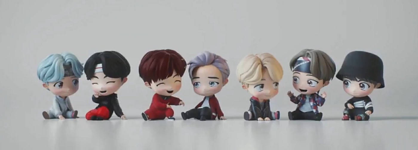 귀여운 Tiny Tan BTS 인형의 즐거움과 사랑스러운 모습을 만끽하세요! 배경화면