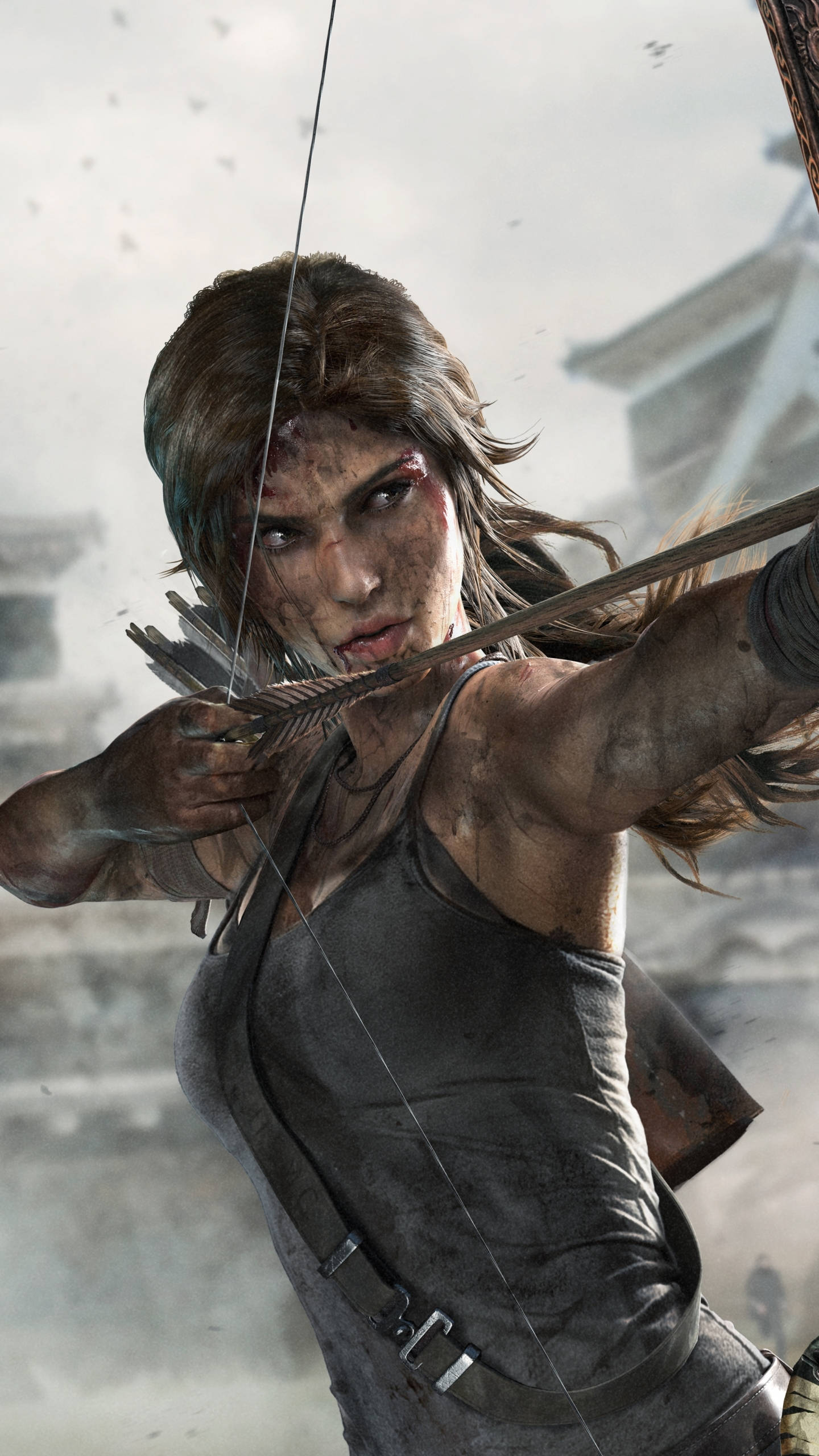 Tomb Raider 양궁 iPhone 배경화면