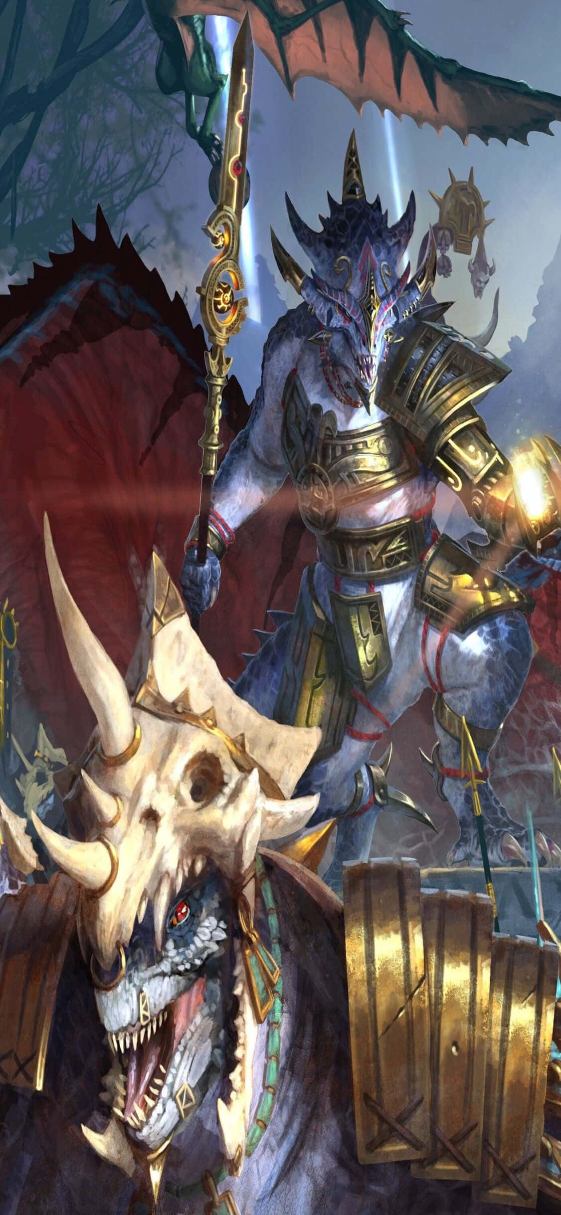 모바일 기기에서 Total War: Warhammer로 제국 확장 배경화면