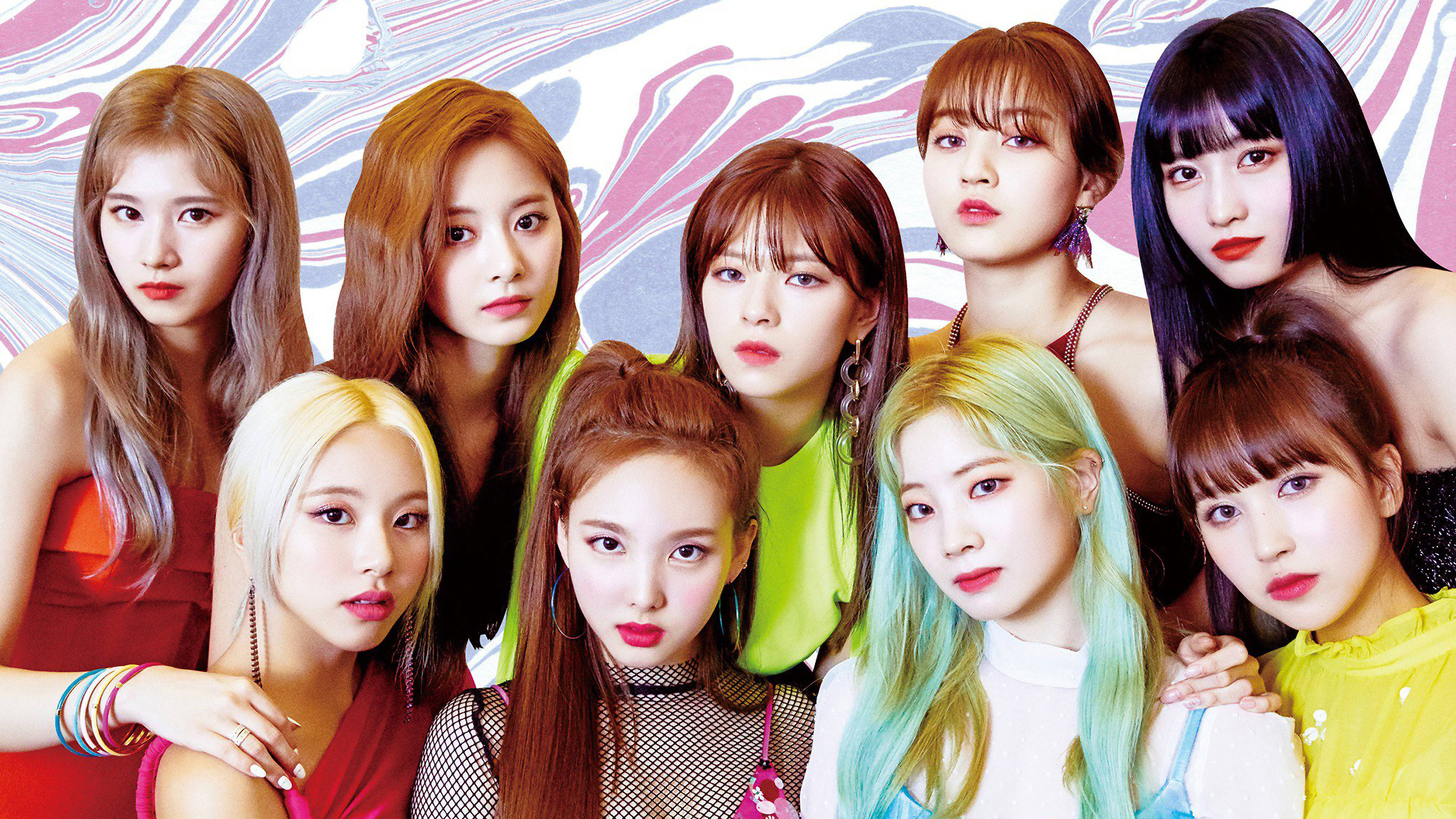 Twice 4K 추상적 배경 배경화면