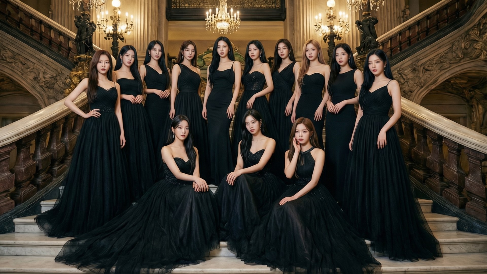 TWICE 블랙 타이 어페어 배경화면