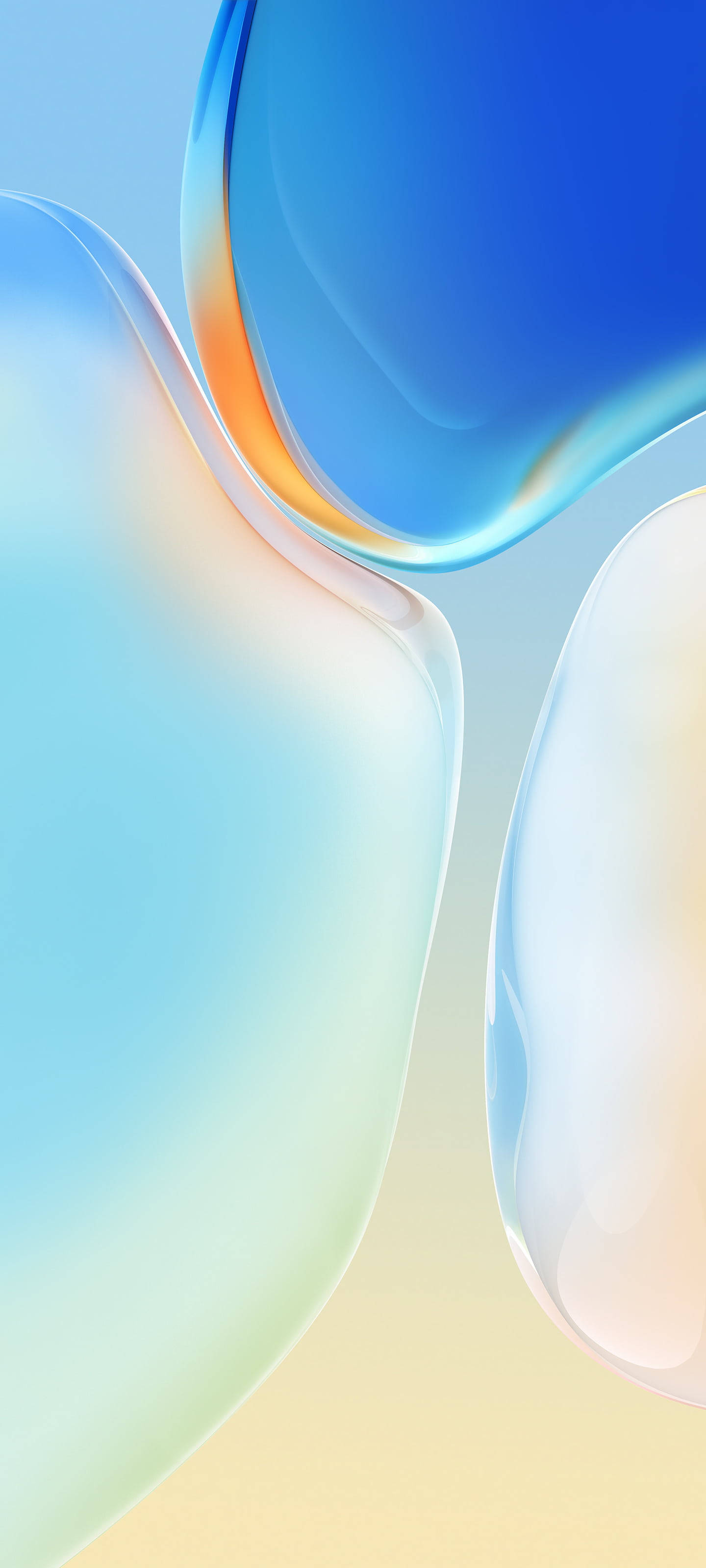 글래시 그라데이션 블롭 Vivo Y20 배경화면