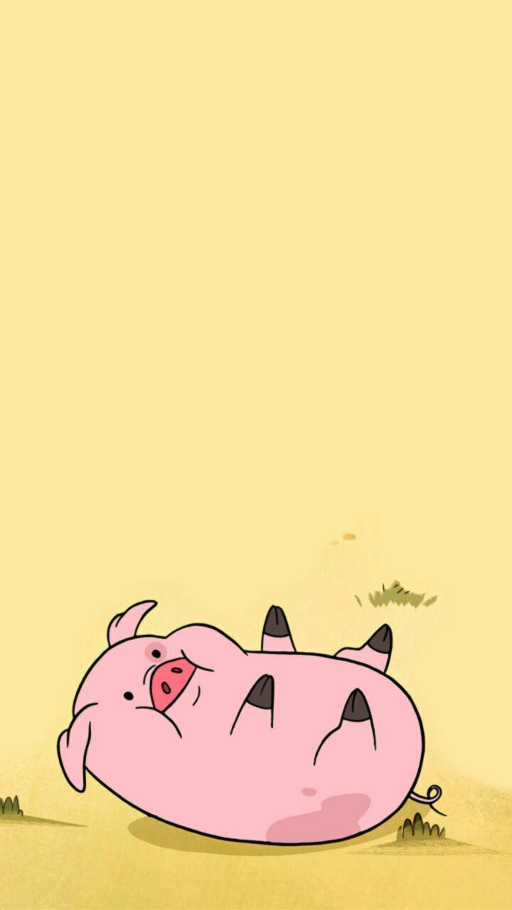 거꾸로 뒤집힌 Waddles 배경화면