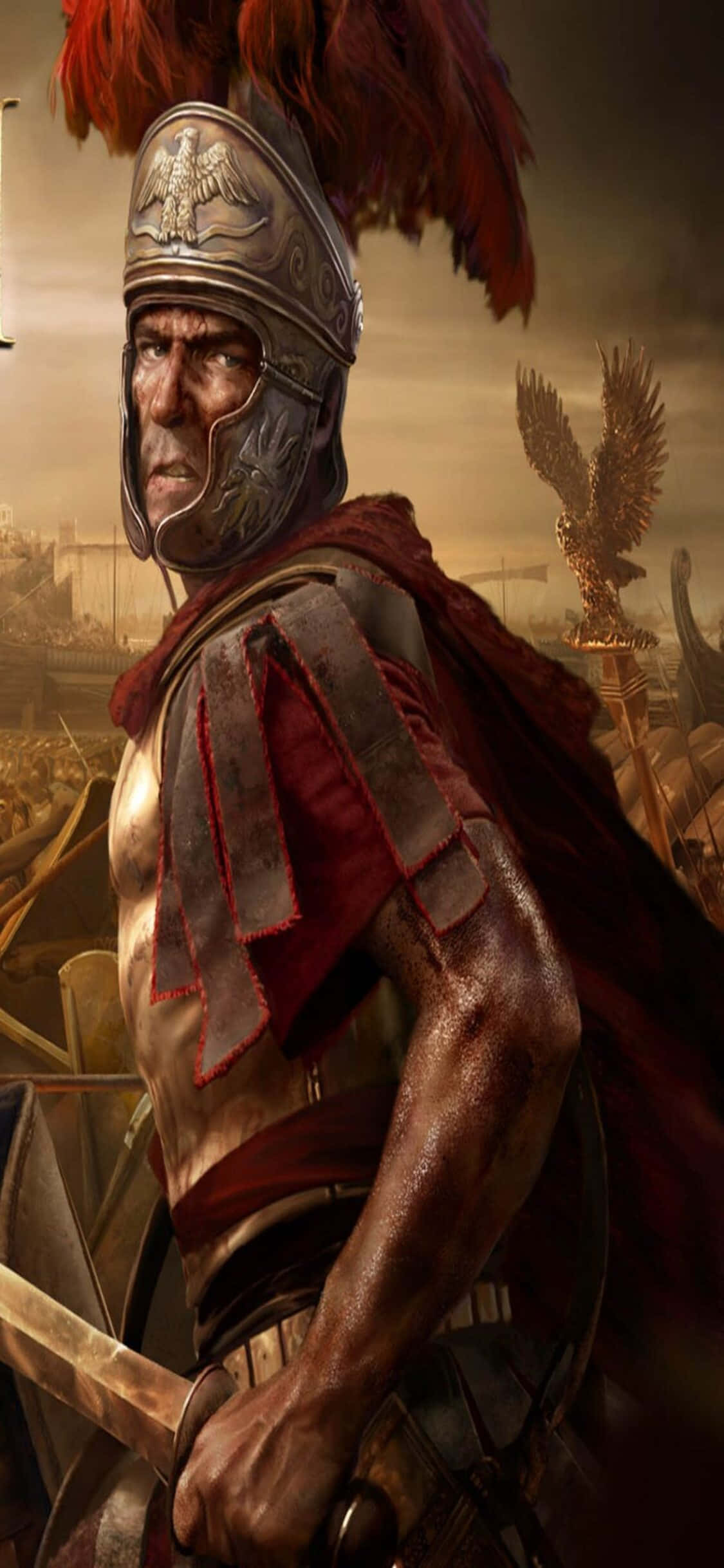 Waging Epic battles in Total War Rome 2 on the iPhone Xs 배경화면
