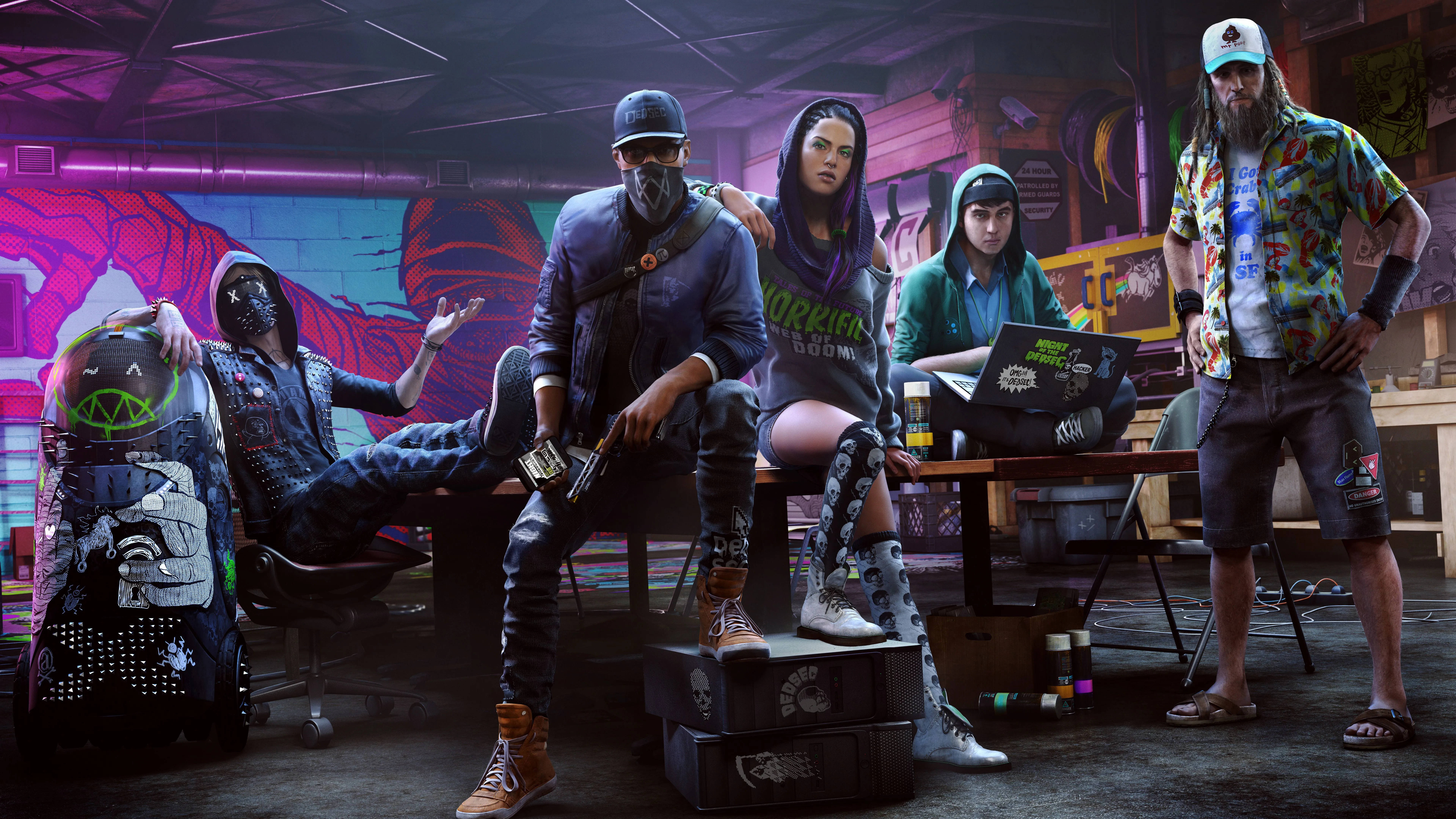 Watch Dogs 2 8K 게이밍 배경화면
