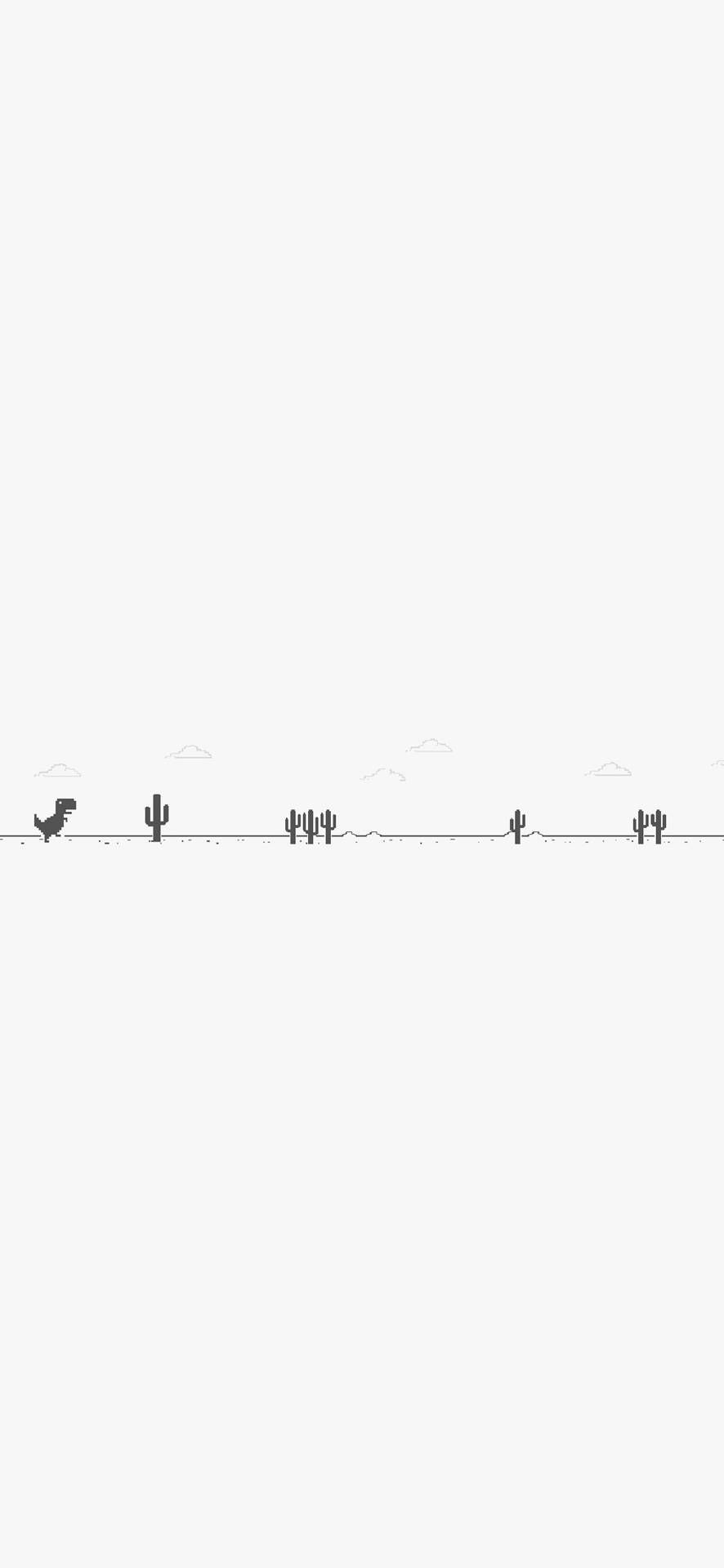 White No Internet Dinosaur iPhone 배경화면