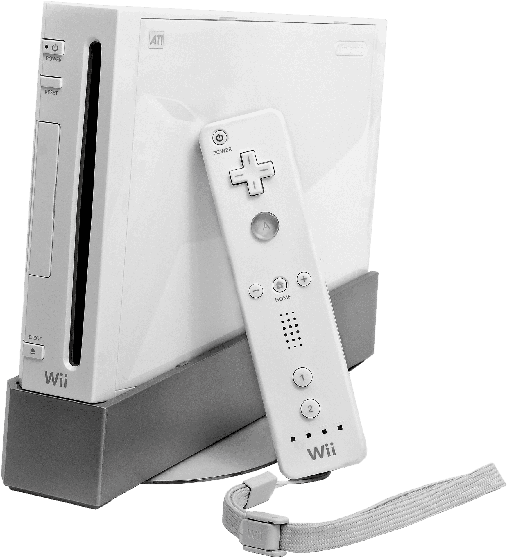 닌텐도 Wii 본체와 리모컨 배경화면