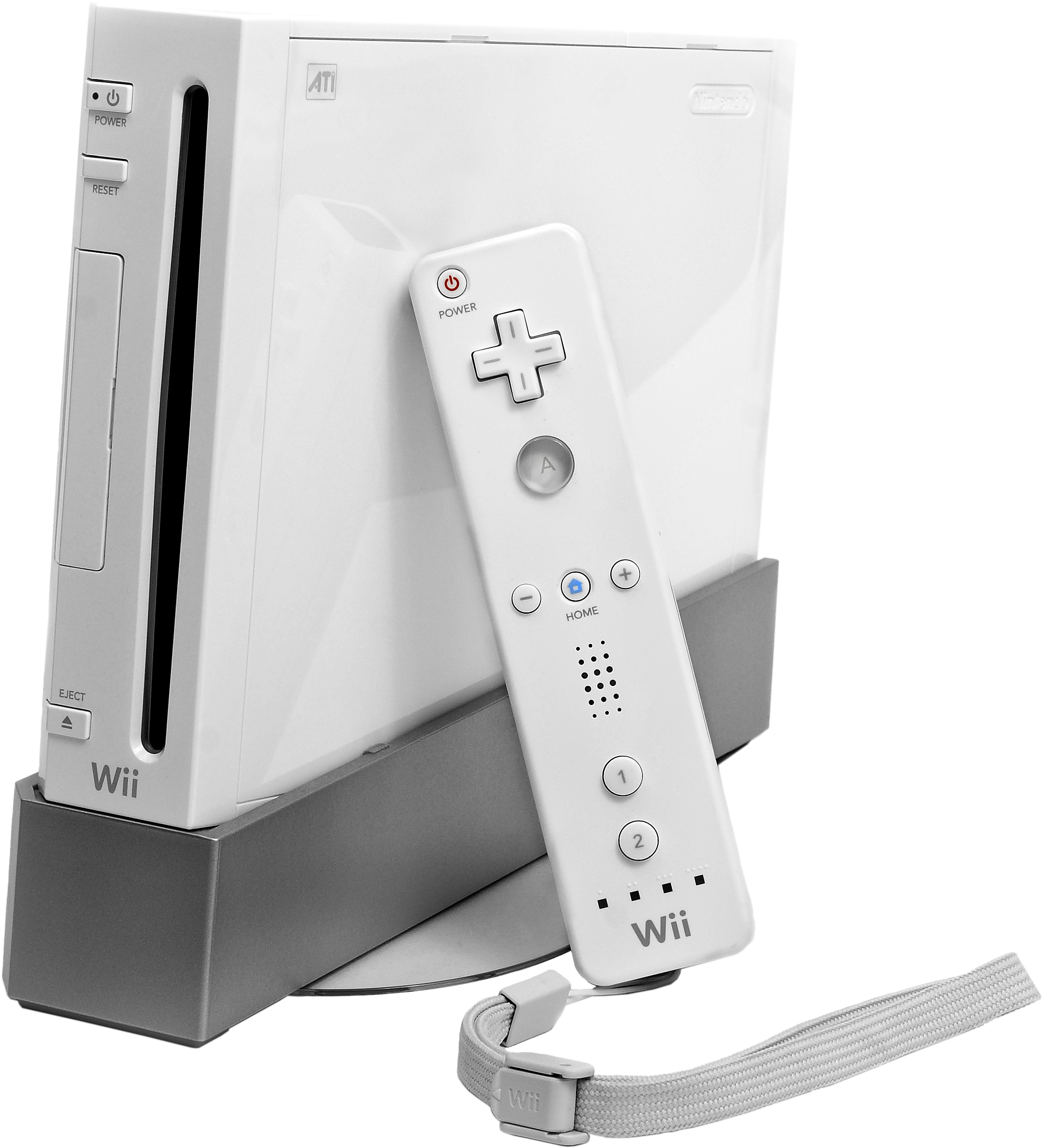 닌텐도 Wii 본체와 리모컨 배경화면