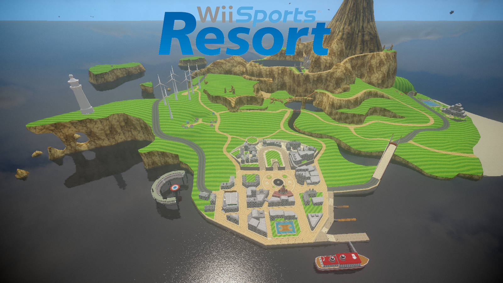 Wii Sports Resort 우후 섬 배경화면