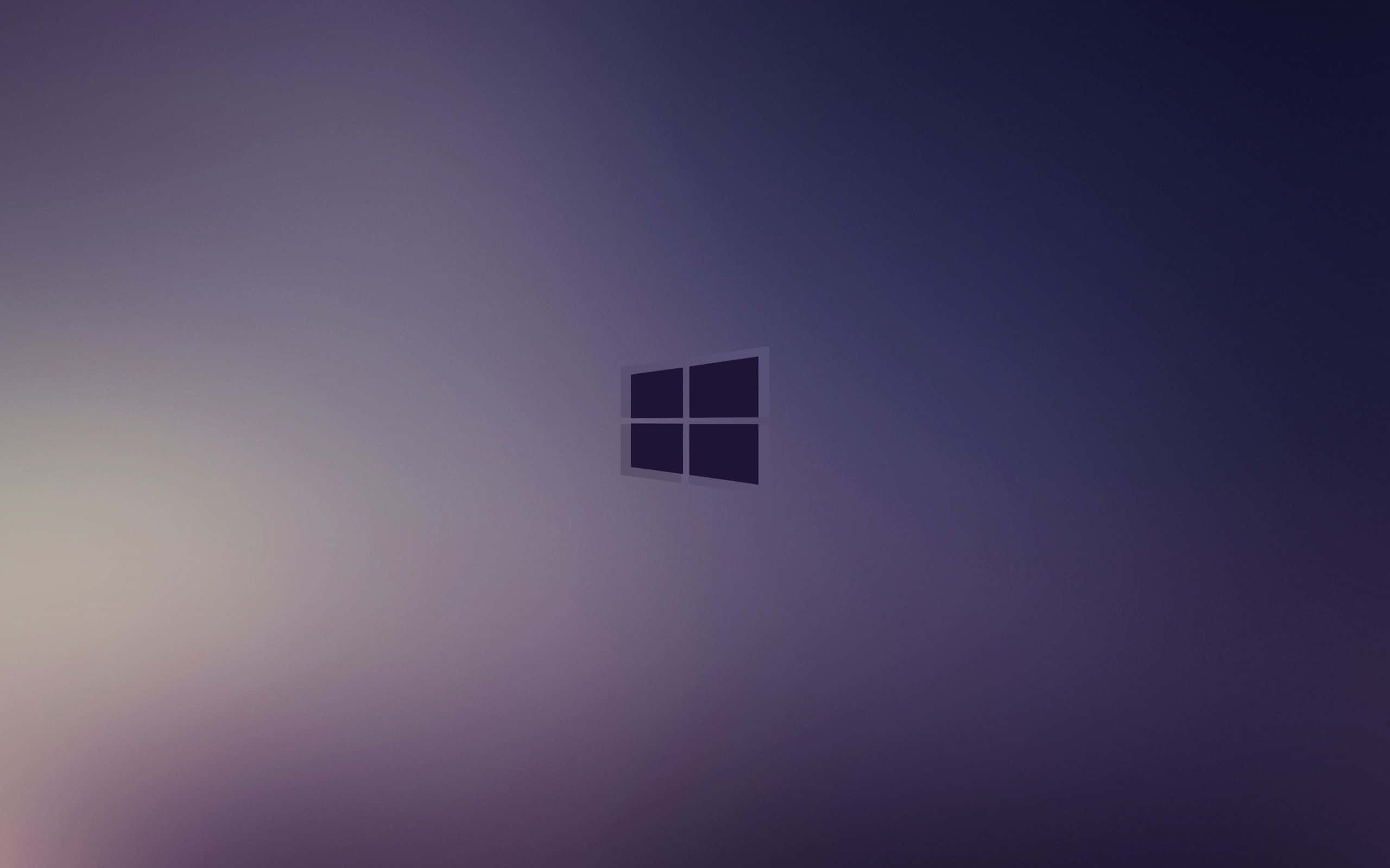 희미한 파란색 Windows 1 배경화면