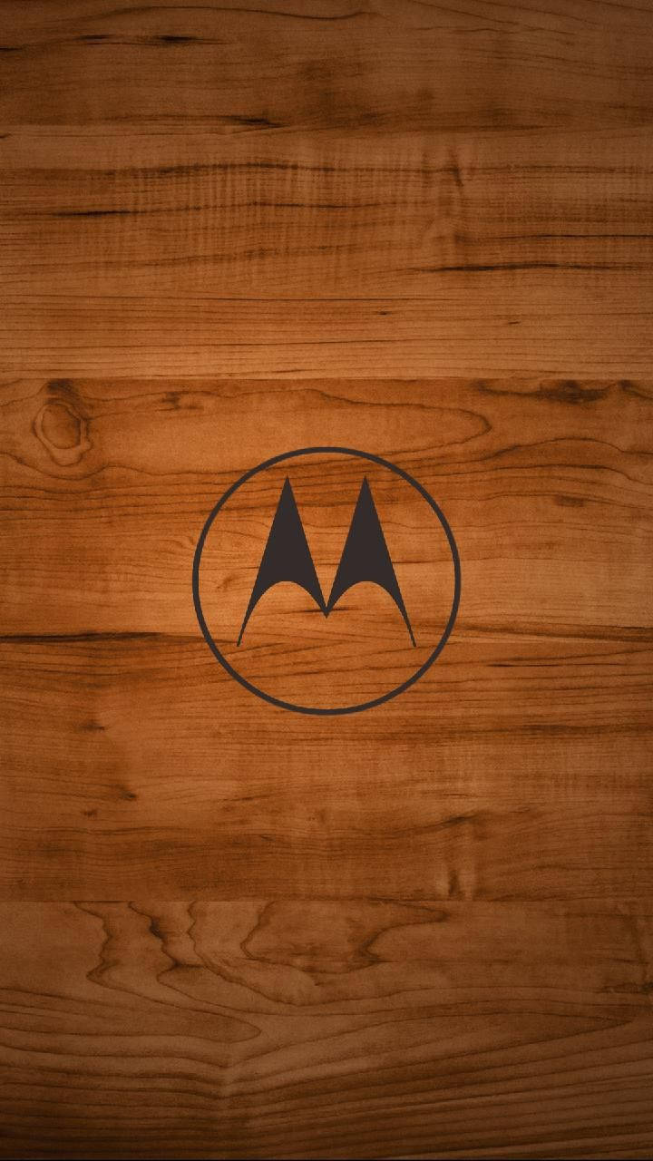 Wooden Motorola Logo 배경화면
