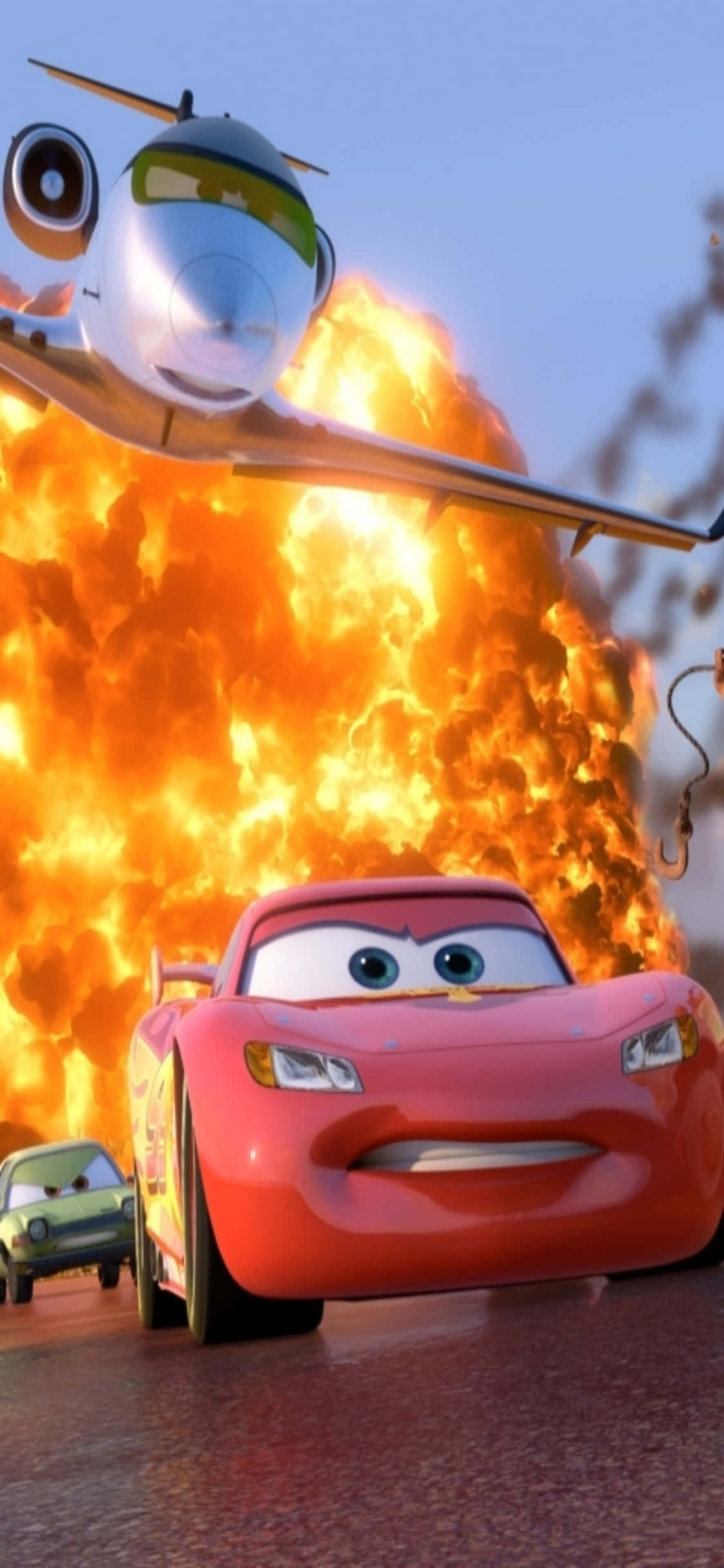 Lightning McQueen, 스파이 비행기 iPhone X Cars 배경화면