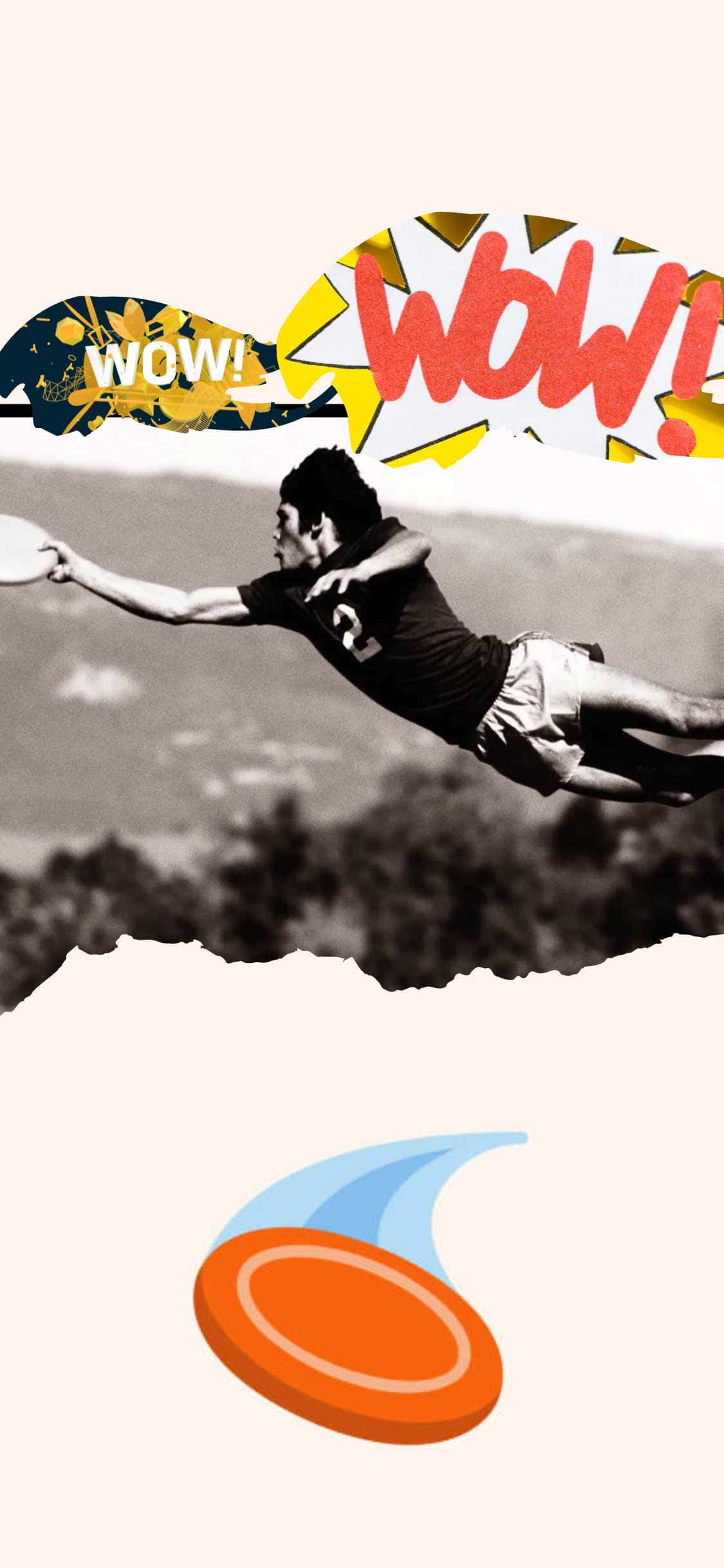 아이폰X 얼티밋 프리스비 배경 그래픽 디자인 배경화면