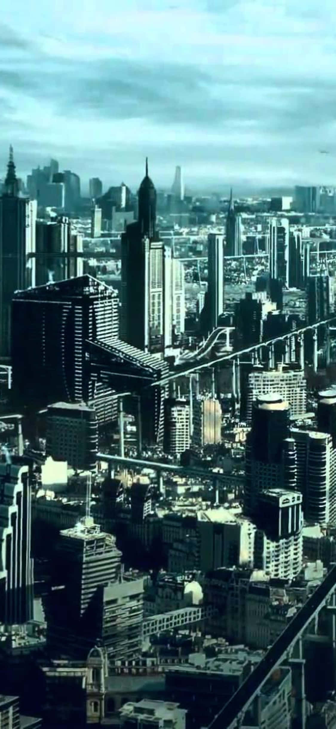 아이폰 X Civilization: Beyond Earth 배경화면 어두운 건물들 배경화면